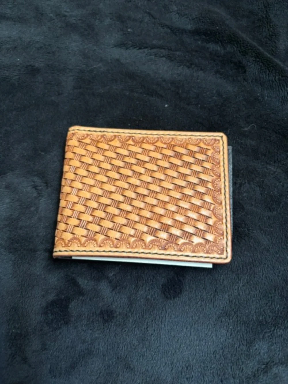 Herman (NWT) Mens handmade leather wallet